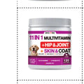 A bottle of health supplement capsules with a label indicating 120 count and showing one of seven style options.