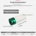 Single 45# steel hexagon impact socket for pneumatic wrenches in 17mm, 19mm, 21mm, or 22mm size.