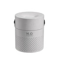 1100ml wireless dual spray humidifier in green with 4000mAh battery for home car and office