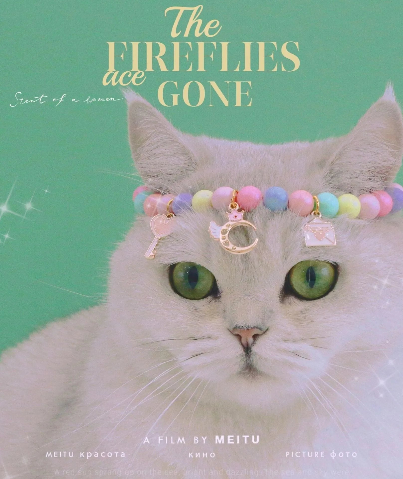 Macaron-colour resin pet collar and headdress set with matching bracelet and necklace accessories