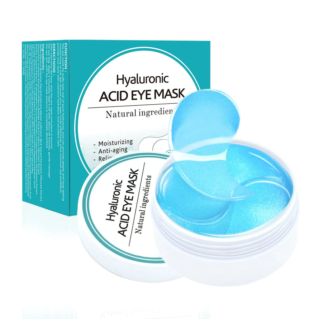 Moisturizing Gold Eye Mask 180g box for universal skin type eye care treatment