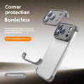 High-grade shell mobile phone case for iPhone 17 series in black, orange, grey, and desert colour options.