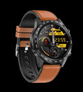 Bluetooth smart watch with 1.3 inch screen showing heart rate display on wrist