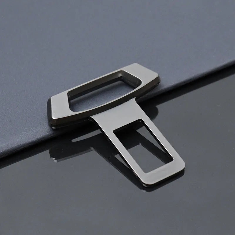 Metal car silencer insert shown in matte black, gold, and silver colour options.