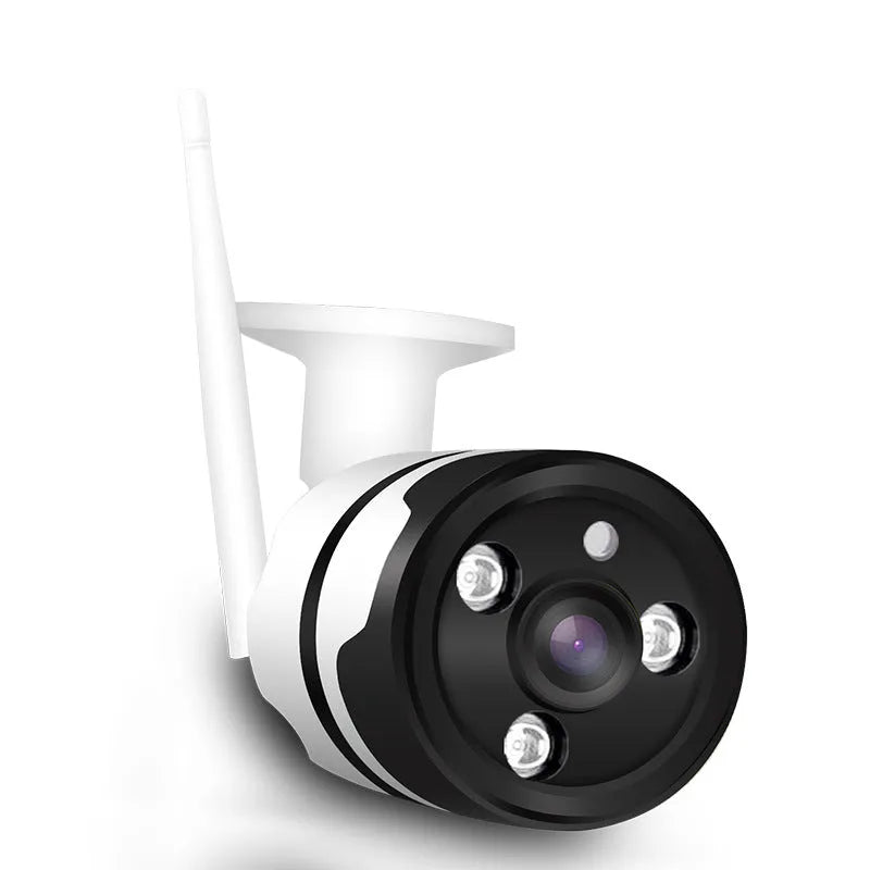 BC56-L6 outdoor Internet HD camera in white with 185° fisheye lens and TF card slot