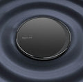 Black Kuulaa KL-CD16 wireless disc phone charger with LED indicator and Micro USB port