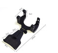 Black ABS car rearview mirror mobile phone holder clipped to a car rearview mirror