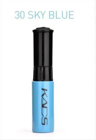 7ml bottle of colour print nail polish in standard finish with multiple colour options including black, blue, gold, and pink