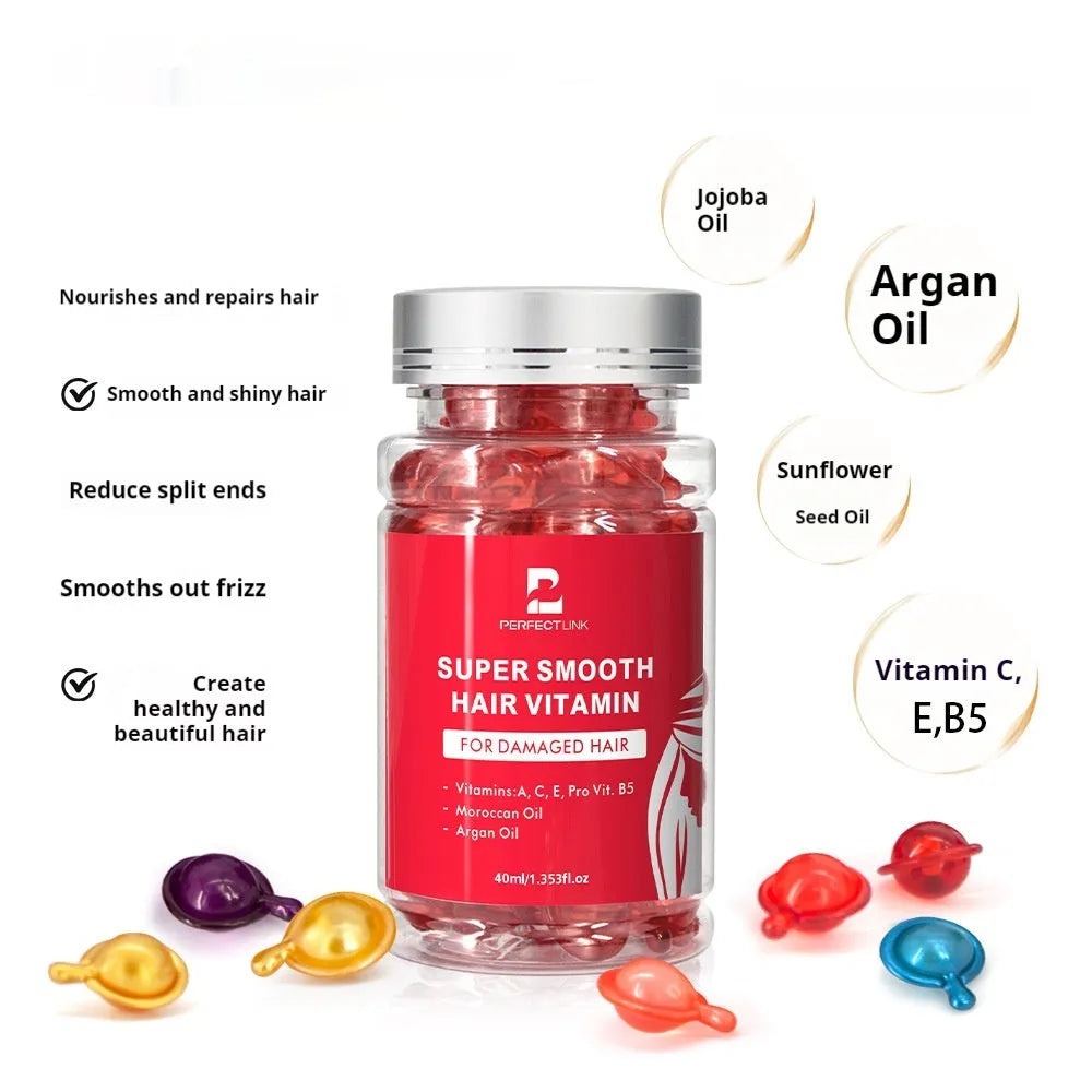 40ml hair care essential oil bottle with vitamin nuts oil for frizzy hair moisturising