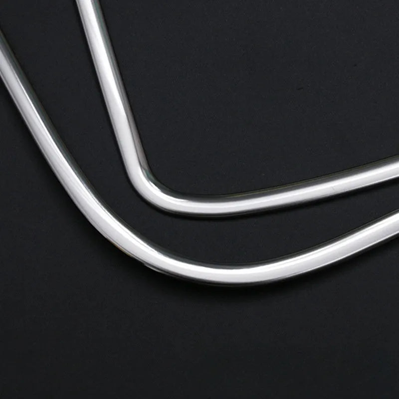 Silver 304 stainless steel trim set for ROOX40 Series interior door audio frame decoration