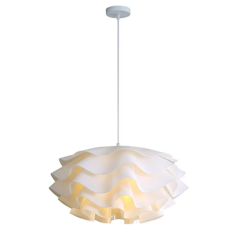 Modern minimalist creative flower bedroom chandelier with full spectrum LED light source in 40cm size
