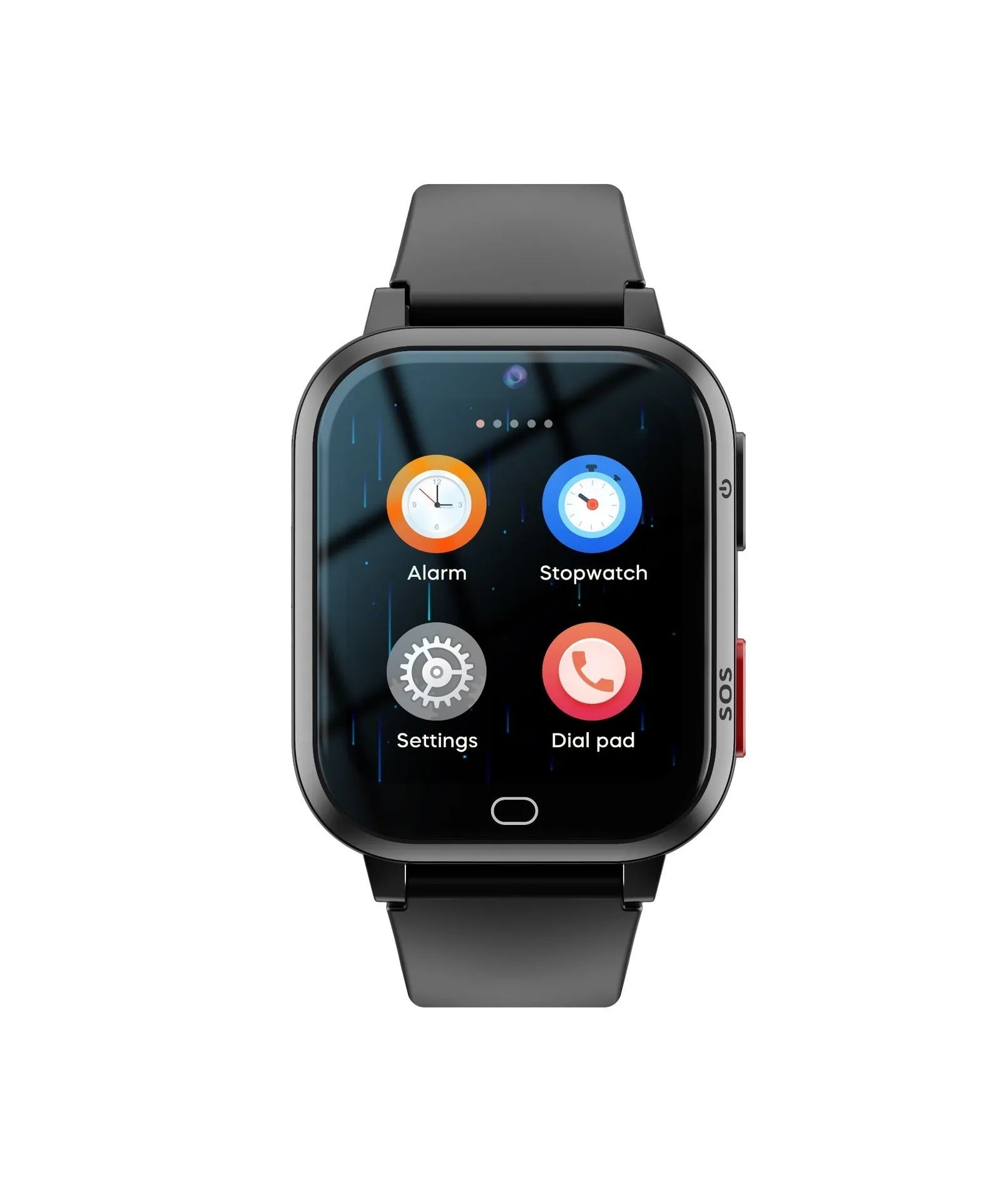 Children's smart phone watch with 1.83-inch touchscreen showing video call interface
