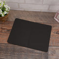 Pack of 100 blank folded kraft greeting cards in 10x15cm size, showing black, brown, and white colour options.