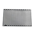 Honeycomb pattern car taillight sticker set showing carbon fibre, colourful and black finishes