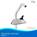 RV rotating faucet with electronic control in 316 stainless steel mirror finish