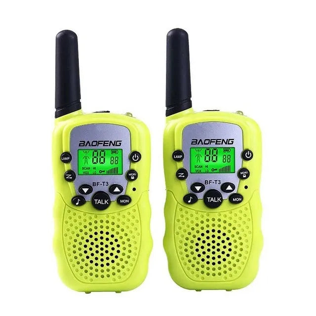 Children's walkie talkie set in assorted colours with 22-channel capability