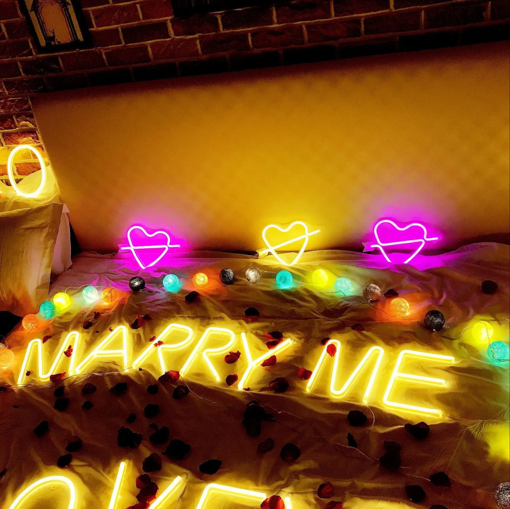 LED English letter light plastic shell switch control letter A night light option