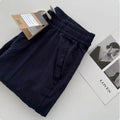 Men's loose straight casual pants in beige colour with drawstring waist detail for summer wear