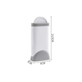 Electrostatic hair removal brush in L and S sizes for pet hair and lint removal on fabric surfaces