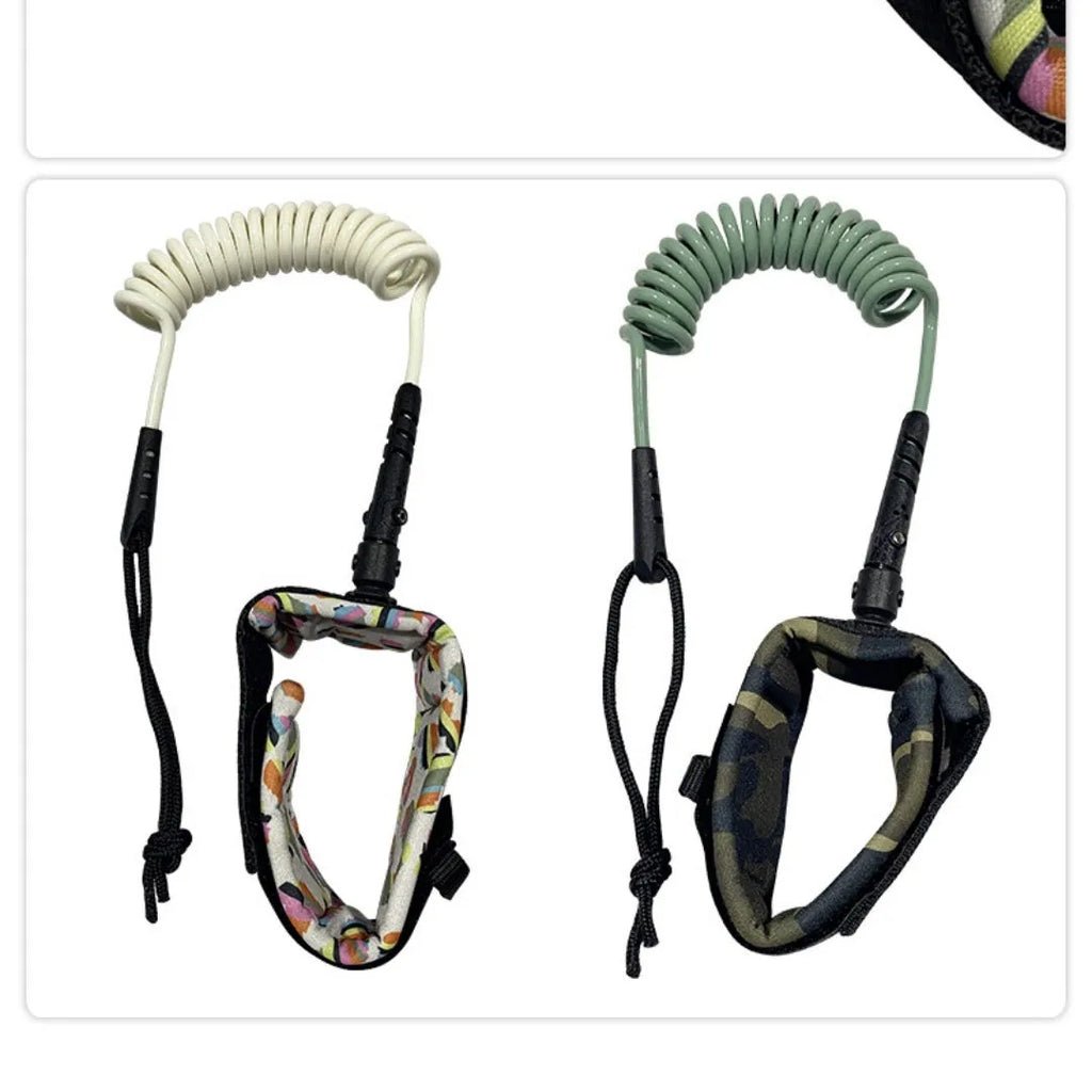 Surfboard hand holding rope with high elasticity for 50kg tension bodyboarding safety