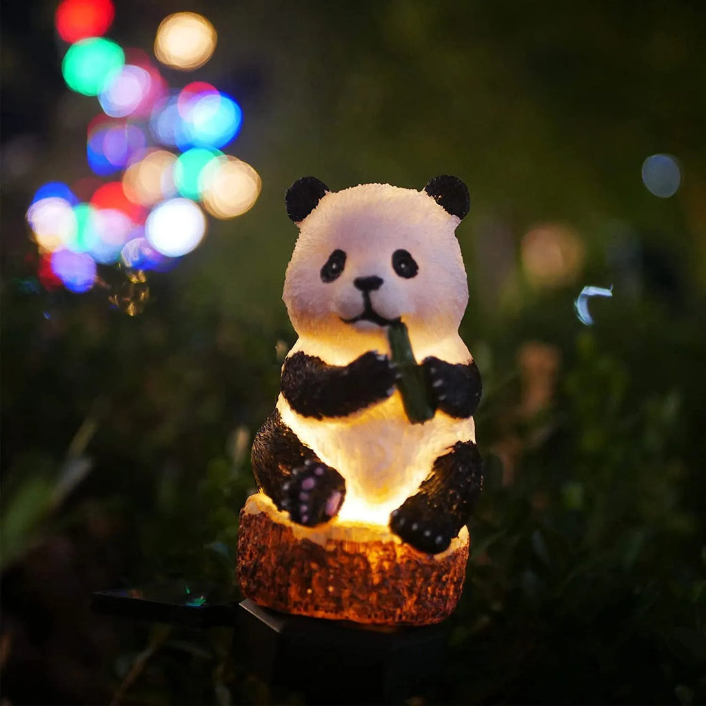 Solar outdoor waterproof luminous simulation animal lamp in eagle shape for garden ambience