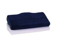 Butterfly-shaped cervical memory foam pillow in blue or milky white colours