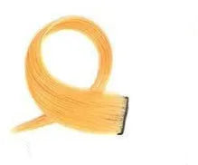 Gradient colour long curly hair wig patch extension piece approximately 60cm in length