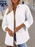 Women's solid colour knitted polyester cardigan sweater in black, shown in a cardigan style with long sleeves.