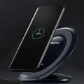 Qi fast wireless charger for Samsung Galaxy Note Edge in black with LED indicator