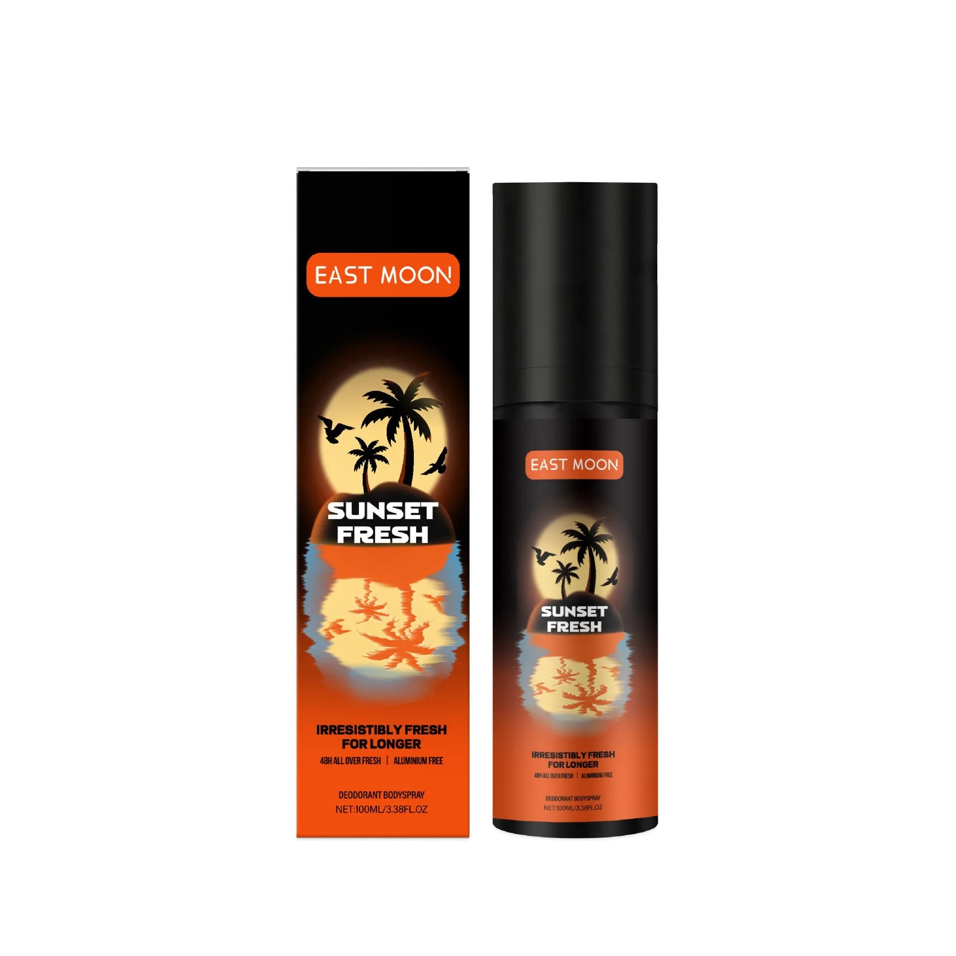 100ml men's fruit fragrance care spray bottle for universal skin type with mango and citrus oils