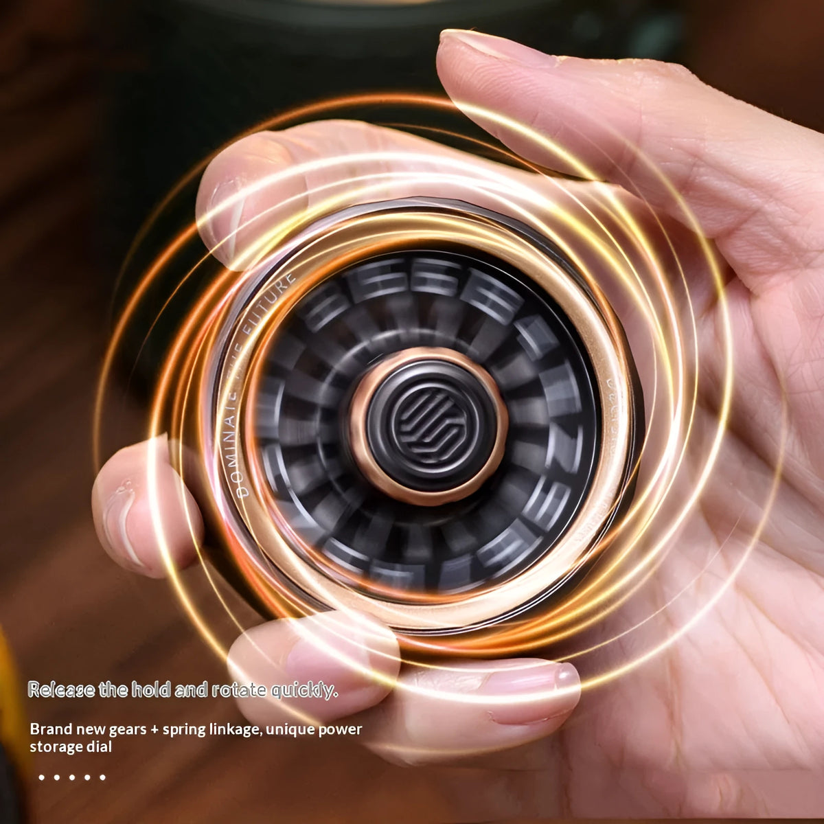 Starloop zinc alloy metal fidget spinner in Star Ring Turntable colour for stress relief play
