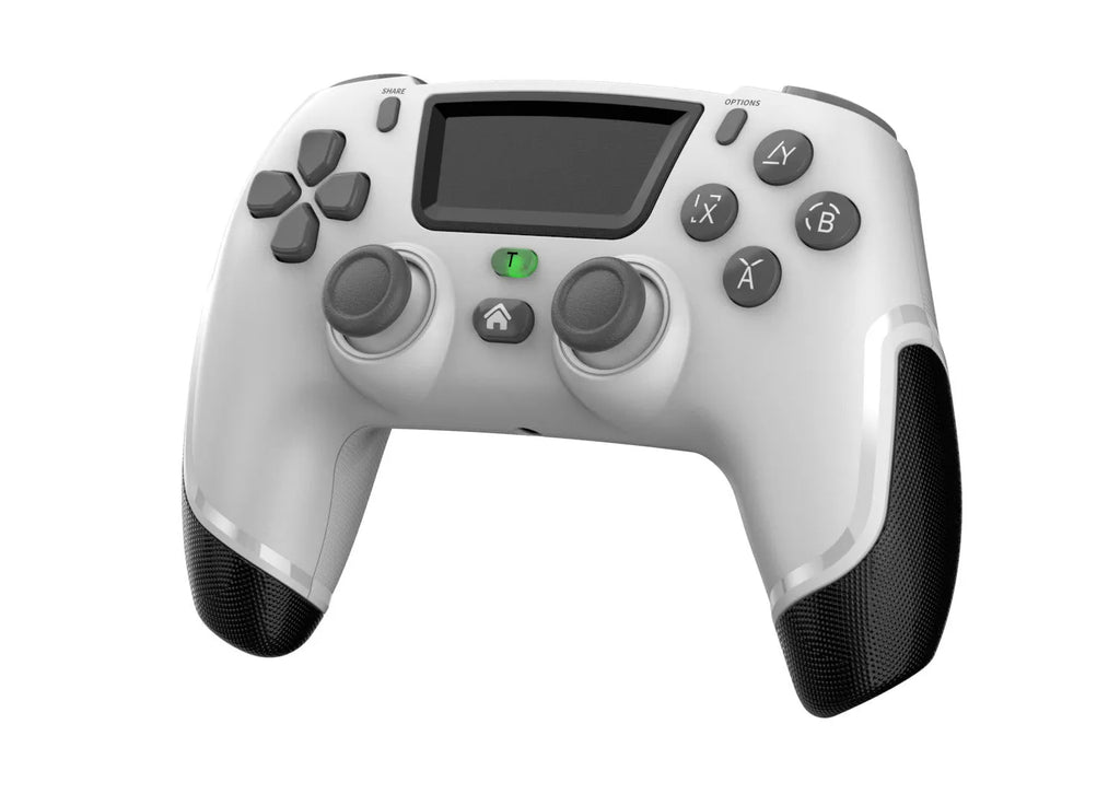 Fruit green wireless Bluetooth gamepad controller for PS4, PC, and mobile gaming