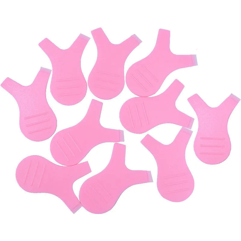 Silicone gasket set for eyelash planting false eyelash aid tool blue green pink rose red transparent