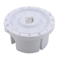 White plastic brush holder for painting with 16.5 cm diameter