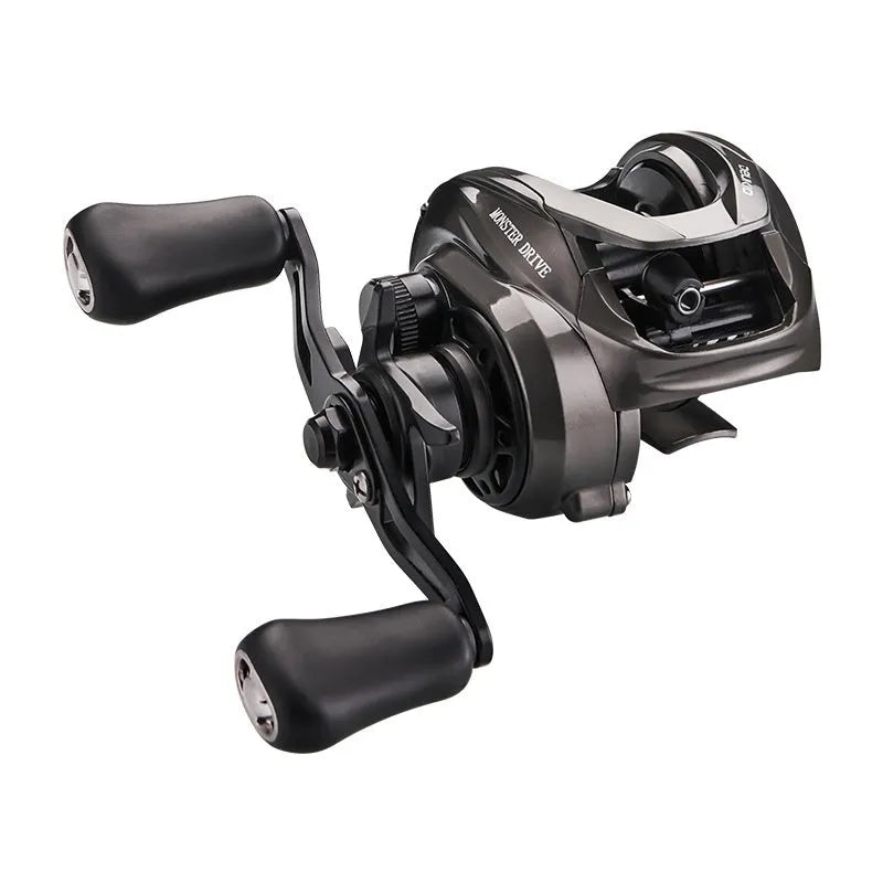 Micro droplet water drop fishing reel with dual brake system and 8kg braking force