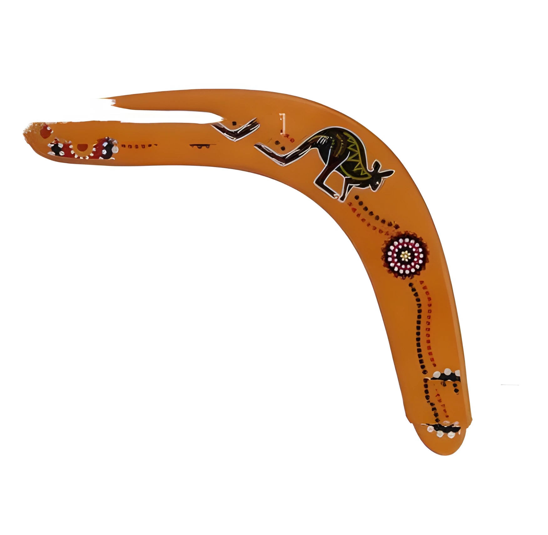 Wooden black V-shaped revolving dart with pull-back standard for outdoor juvenile sports play