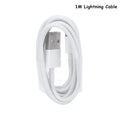 USB travel charger and cable set for iPhone and iPad, 5V 2A mains wall charger