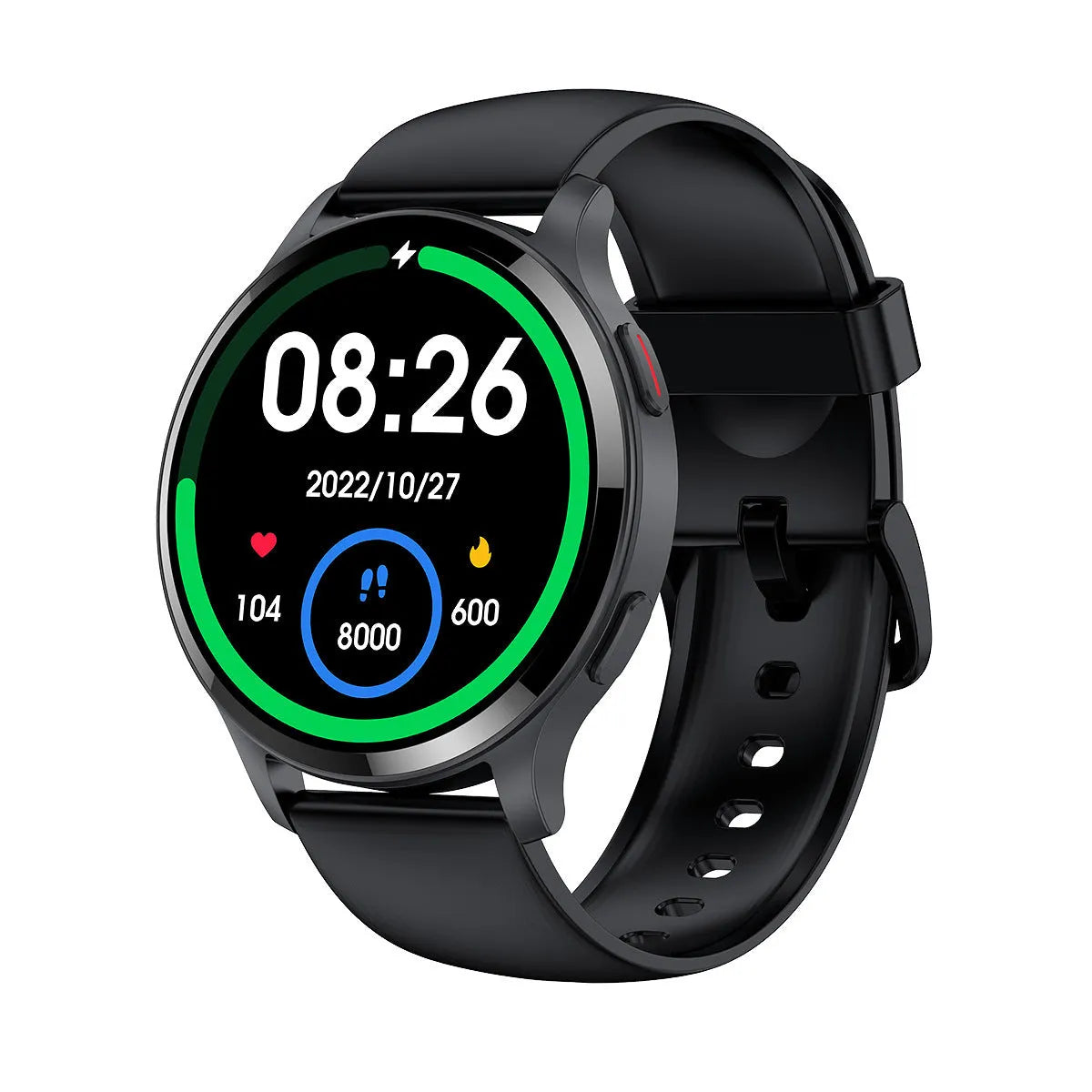 Gold smart watch for ladies with 1.45 inch IPS touch screen and Bluetooth calling feature