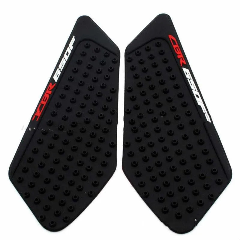 Black plastic non-slip fuel tank sticker for Honda CBR650F 2014-2017 motorcycle
