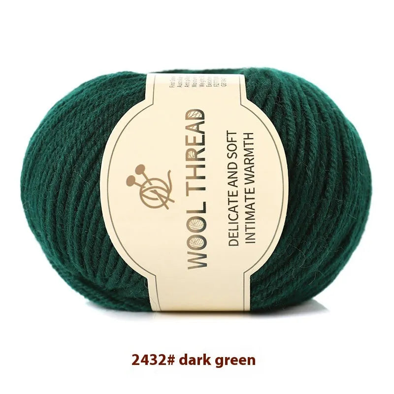 A single roll of hand-knitting wool yarn in a colour choice from over 30 options, for making baby clothes.