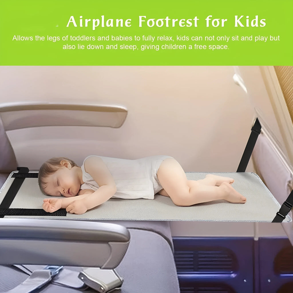 Portable children's aircraft pedal mat in Oxford cloth with custom pattern option