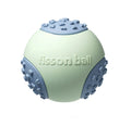 Green and pink 64mm rolling ball dog toys for small and medium breeds