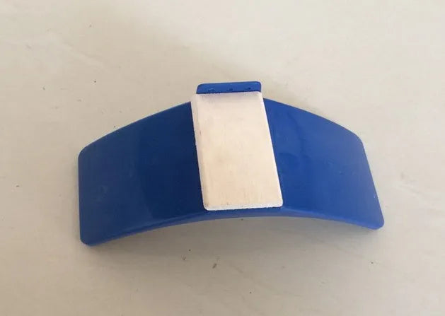 Blue plastic and solid wood dove perch measuring 20cm length, from eon Supplies 10 pack