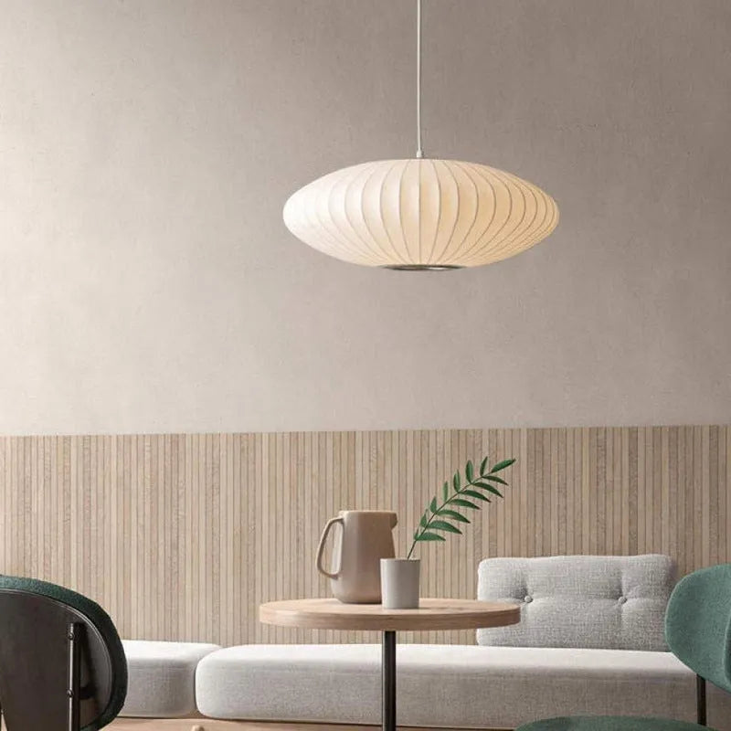 Flat iron LED chandelier 60cm warm light for dining room ceiling