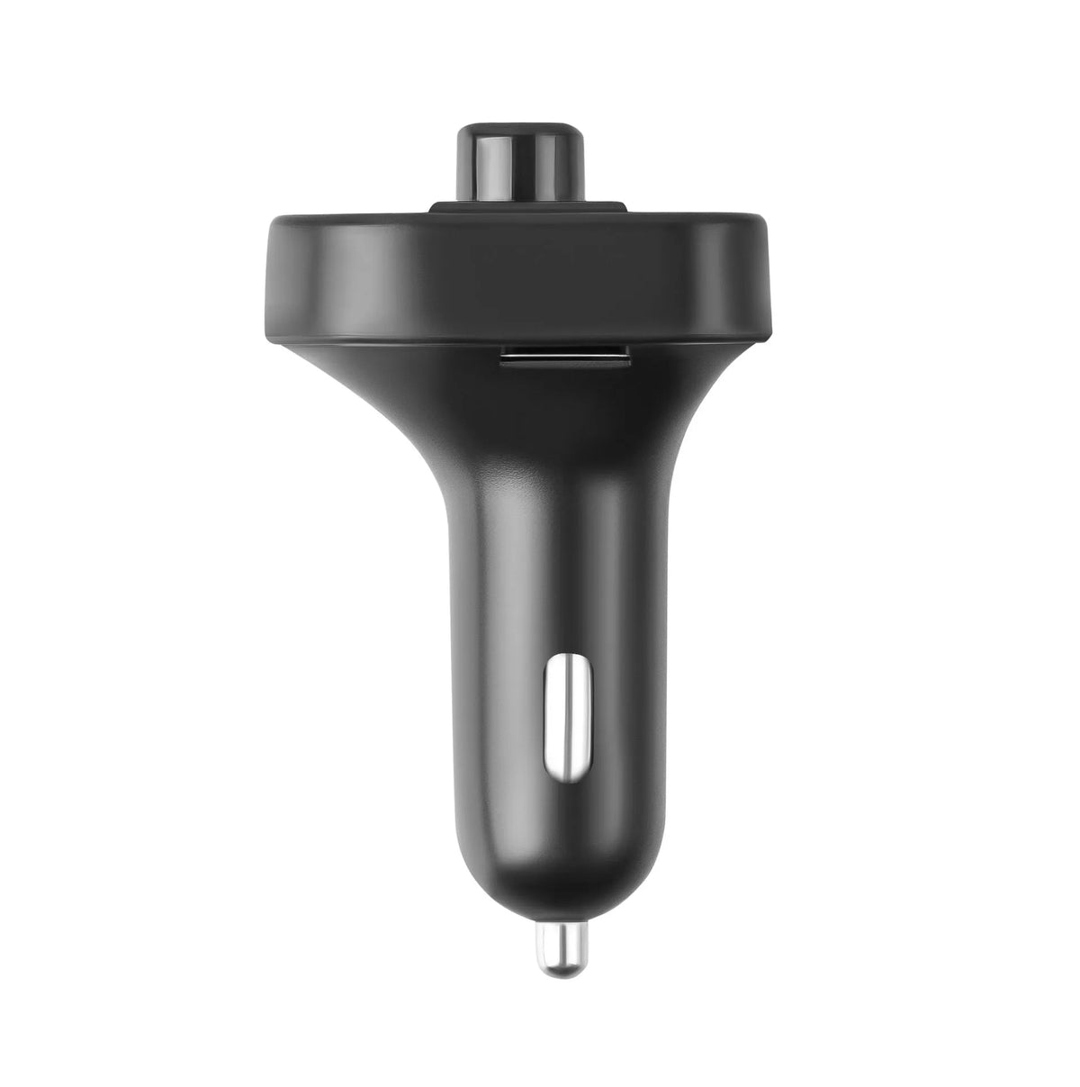 Car MP3 Bluetooth player with 1.1 inch monochrome screen and USB port in black