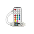 White 21-key WiFi mini controller for RGB RGBW RGBWC LED strips