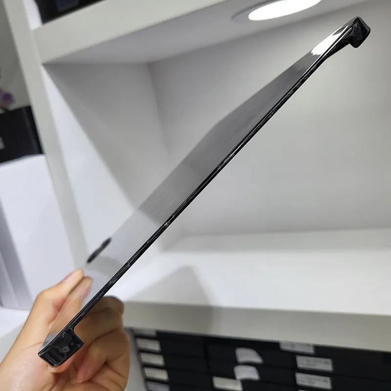 Carbon fibre flat protective cover for iPad Pro 11 inch in a plaid design with embossing.