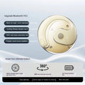 Pair of wireless sports ear hook headphones in black ABS material