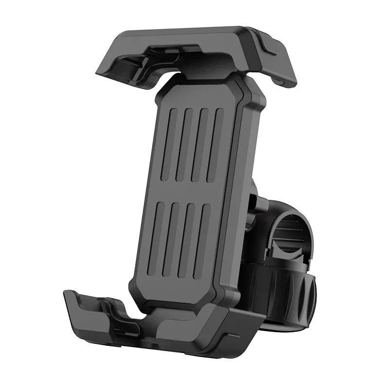 Black metal bidirectional navigation bracket for mountain bike handlebar with phone mount 260g 18.5cm width