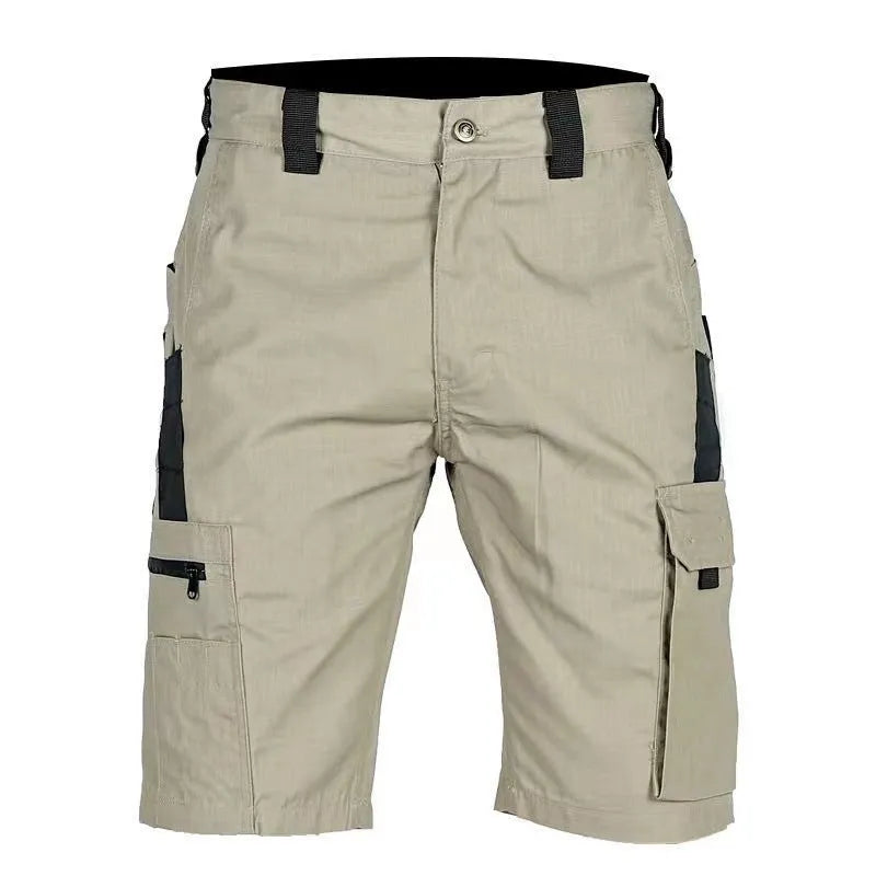 Beetle elastic waist camouflage shorts shown in multiple colours including dark night and CP camo patterns.